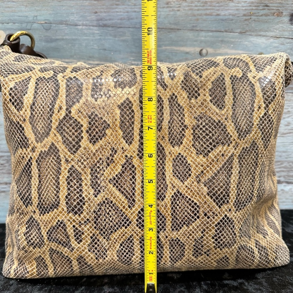 Dooney & Bourke Sloan Hobo Python Snakeskin Embossed Leather Large Handbag - Picture 16 of 16